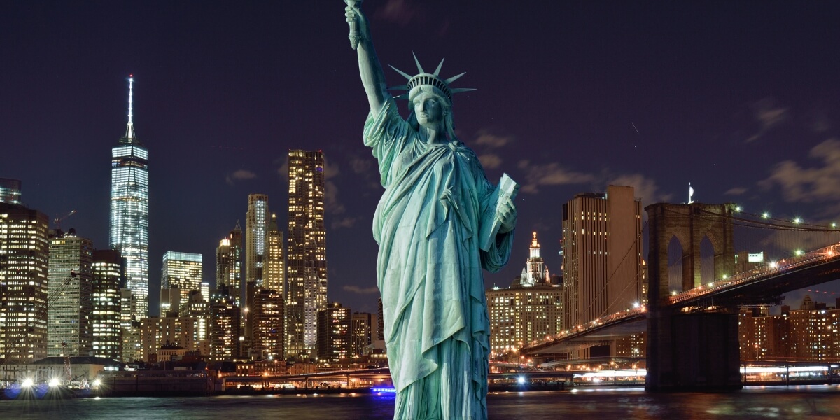 New York statue of Liberty Car Rental Service